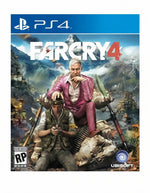 Game case for Far Cry 4 on a PS4 console