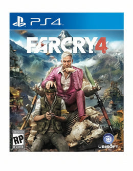 Game case for Far Cry 4 on a PS4 console
