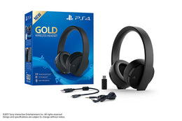PS4 Gold Wireless Headset (Black)