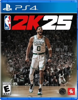 NBA 2K25 video game cover for PlayStation 4 with a player on the cover.