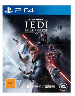 Video game cover for 'Star Wars Jedi: Fallen Order' on PS4